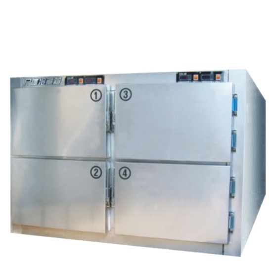 Full Stainless Steel Luxurious Mortuary Corpse Refrigerator