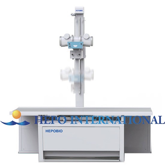 Popular 500mA Medical Stationary X Ray Imaging Machine