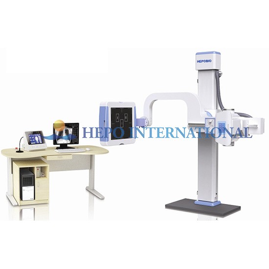 55KW or 65KW Medical High Frequency Digital Radiography System With Flat Panel